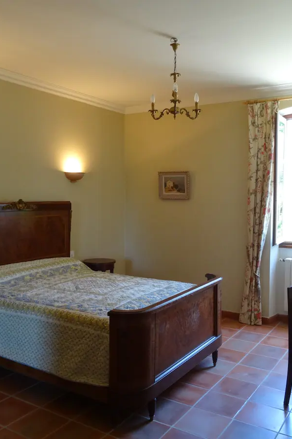 Chambre bleu, côté jardin