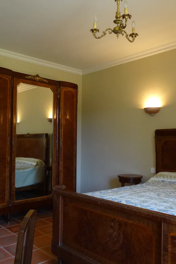 Chambre bleu, côté jardin