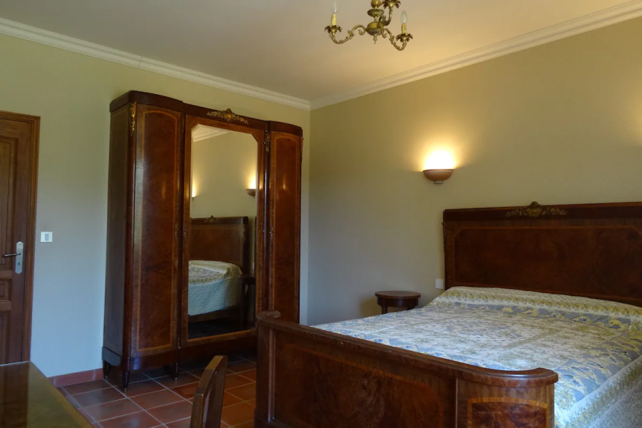 Chambre bleu, côté jardin